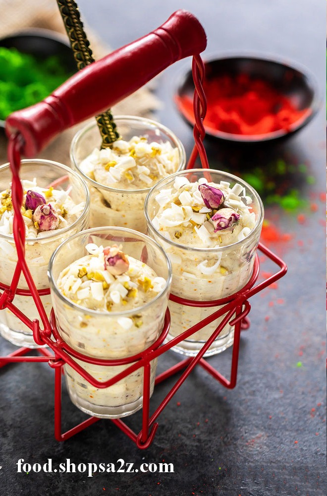 White Chocolate Thandai Mousse