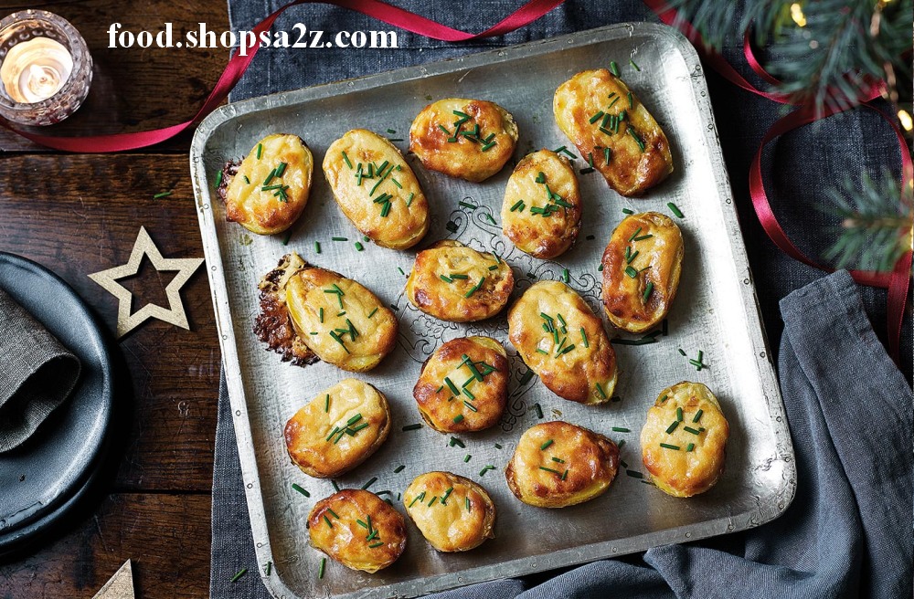 Mini rarebit potatoes recipe