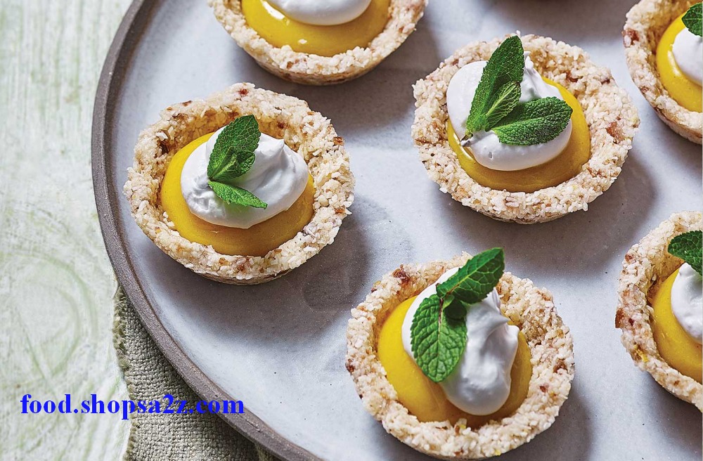 Lemon and coconut tartlets recipe