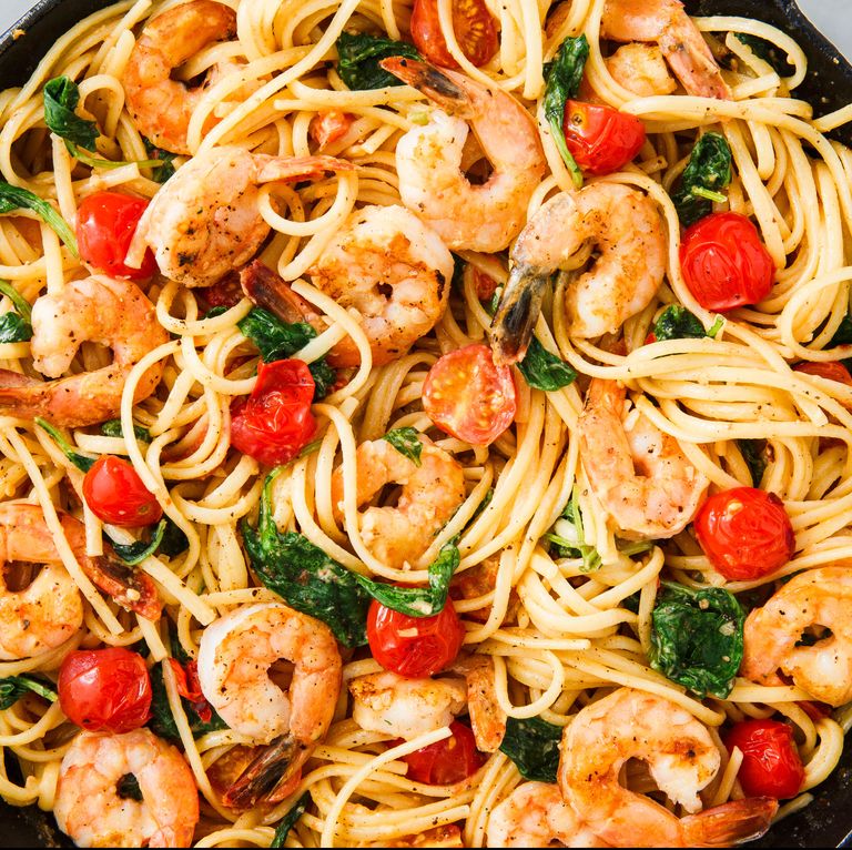 Creamy Prawn Linguine