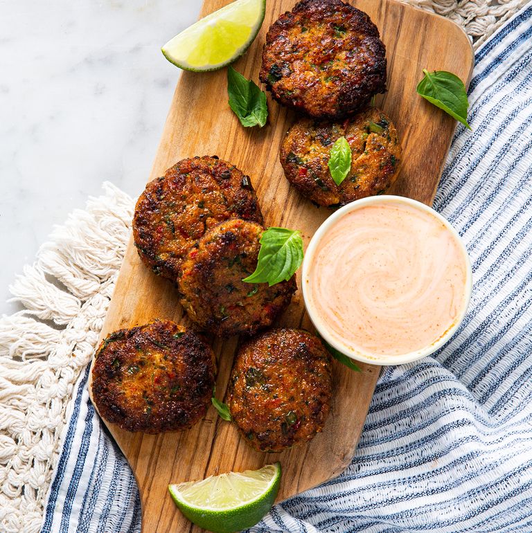 Thai Fish Cakes With Sriracha Mayo Are About To Become Your Go-To Dinner Party Dish