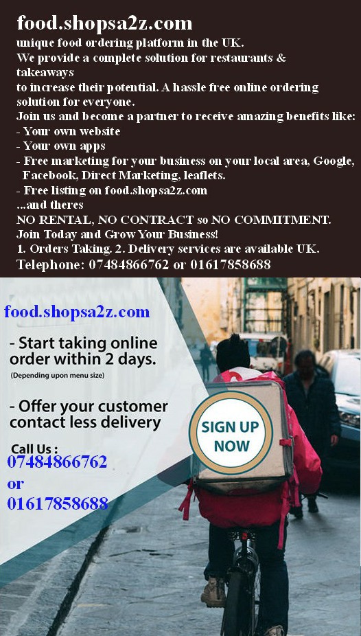 Restaurant, Takeaway, Marketing, Sale Management System from £10 a month